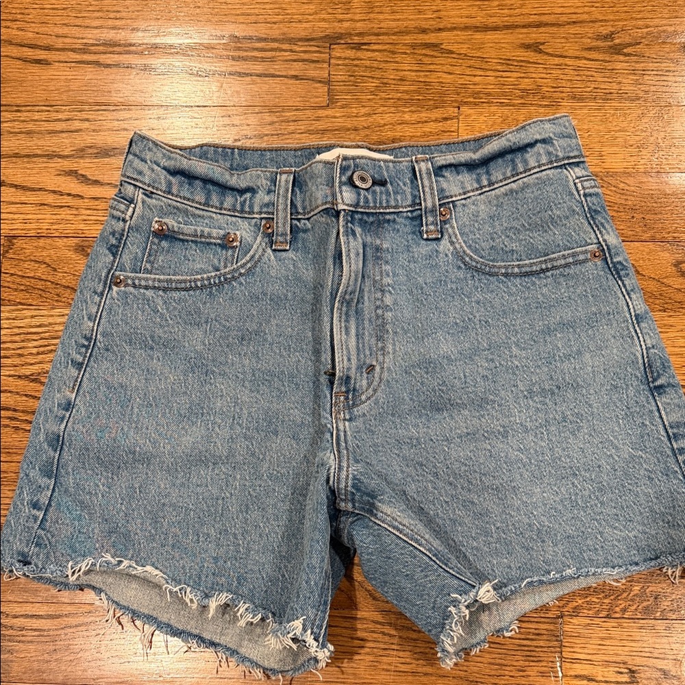 Abercrombie & Fitch Light Blue Jean Shorts